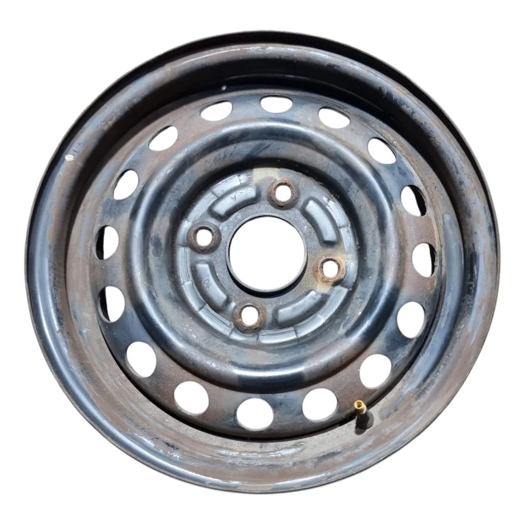 Roda De Ferro Original Nissan Aro 14 Tala 5 Preto