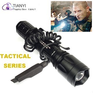 Lanterna Aluminio Tática Led Foco Luz Verde Com Suporte Para Fixa mtc8 (1) · foto 2