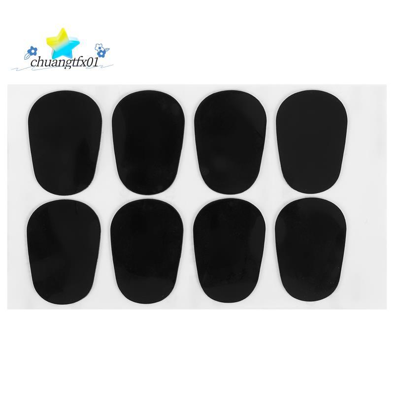 [Promover C] 8 Unidades De Almofadas De Boquilha De 0.3 Mm Para Saxofone Alto Sax Tenor Preto