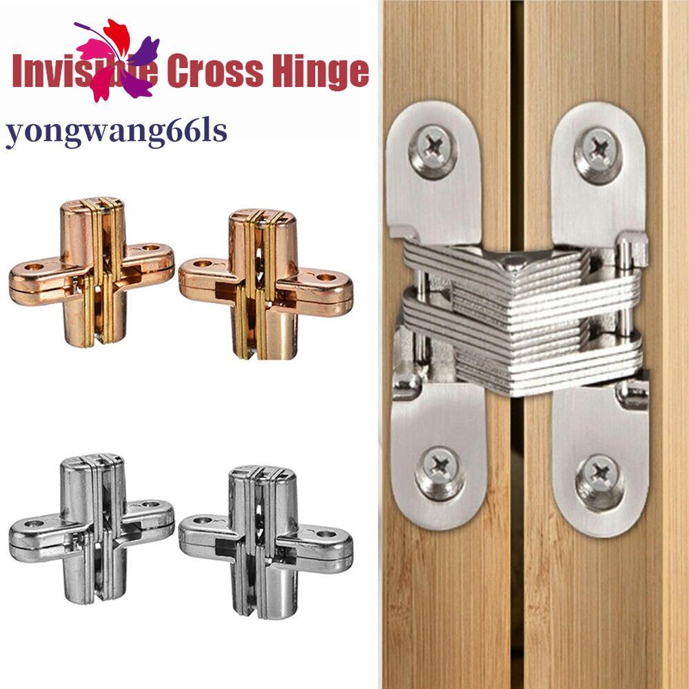 YONGWANG Bancada De Dobradiça Cruzada Oculta Para Serviço Pesado Invisível Hardware Dobrável Onceal