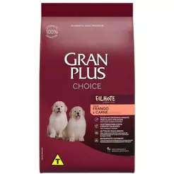Ração Seca Cães Filhotes Gran Plus Frango e Carne 10,1 Kg