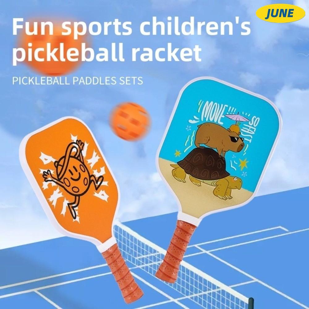 Raquete De Pickleball De Junho , Pá Infantil Com Superfície De Fibra De Vidro Núcleo De Favo De Mel , Morcego Esportivo
