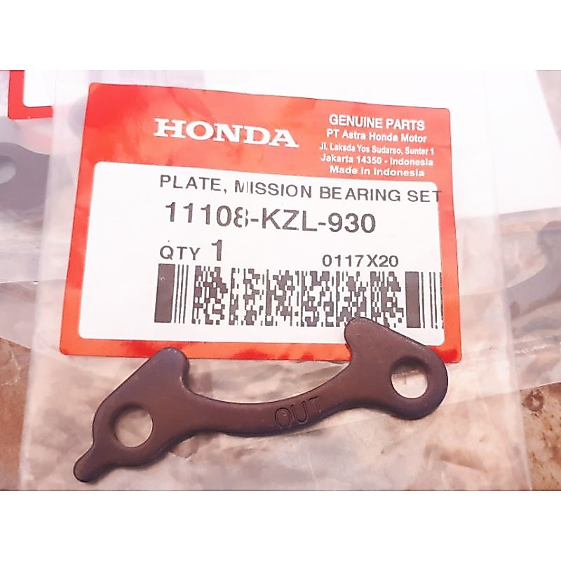 Placa De Retenção Do Rolamento Da Relação Eixo CVT-Vario Beat Spacy Scoopy Original Honda 11108KVB900