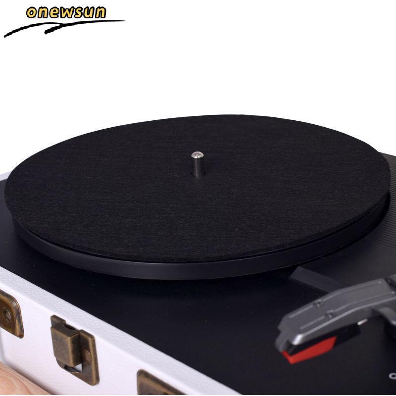 Almofada Giratória De Feltro Para Gravação De Vinil , Tapete De Proteção Antiderrapante LP 3mm Thi Tocadores De Discos ,