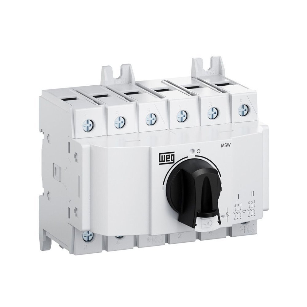 Chave Seccionadora Reversora Rotativa MSW063C 63A 3 Polos Weg