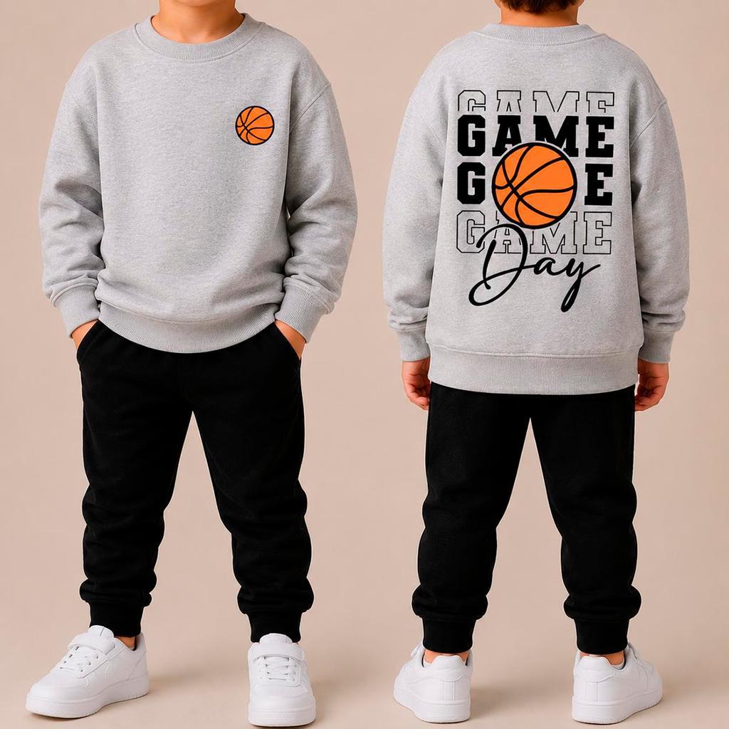 Kit Conjunto Masculino Gola Redonda Moletom  Casaco Masculino Estiloso kids casual