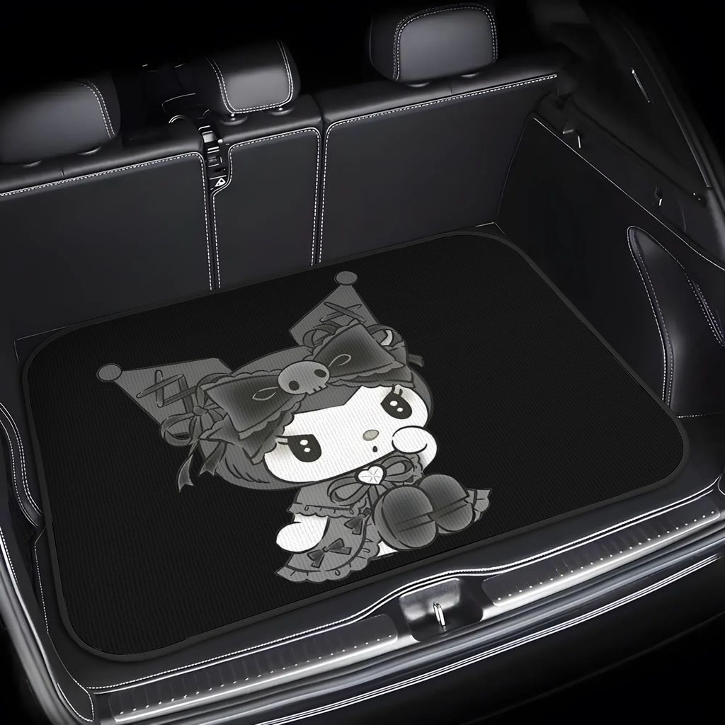 1 tapete de porta-malas de carro Sanrio Kuromi, forro moderno e adequado para animais de estimação, protege seu Interior