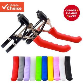 1 Par De Capas De Aperto De Freio De Bicicleta , Protetores De Alavanca Silicone Antiderrapantes Com Absorção De Choque 