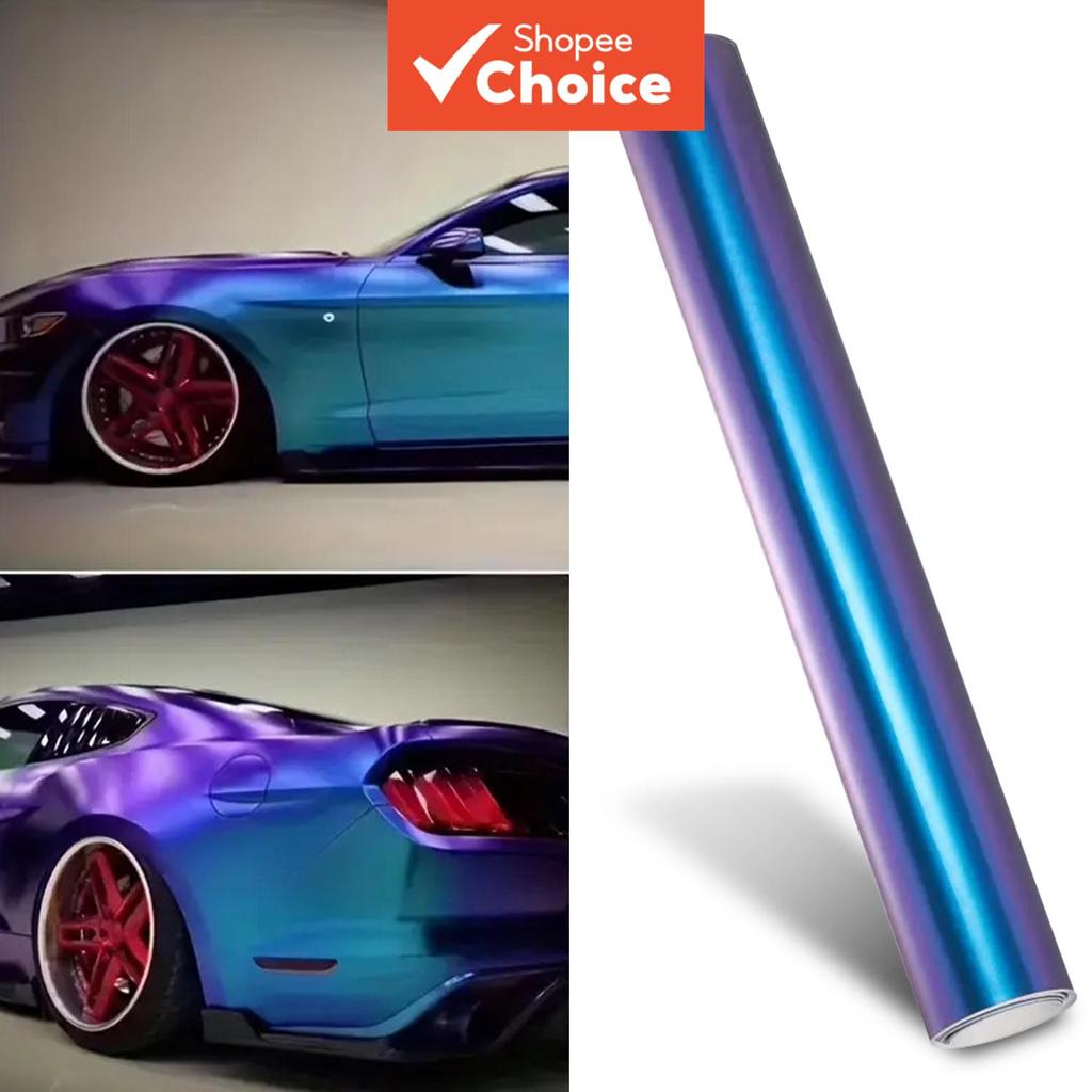 Mudança de Roxo para Azul, Adesivo para Moto e Veículo