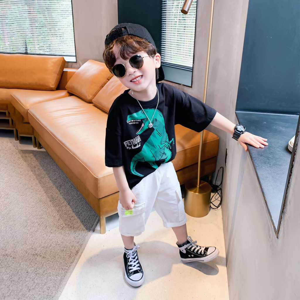 Crianças roupas infantis meninos camisetas de manga curta camisetas infantis roupas de verão camisetas para meninos médi