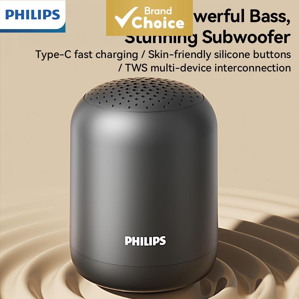 PHILIPS Alto-falante Bluetooth Portátil de Mesa Hi-Fi Áudio sem Perda TWS Tecnologia de Interconexão BT 5.4 Alto-falante