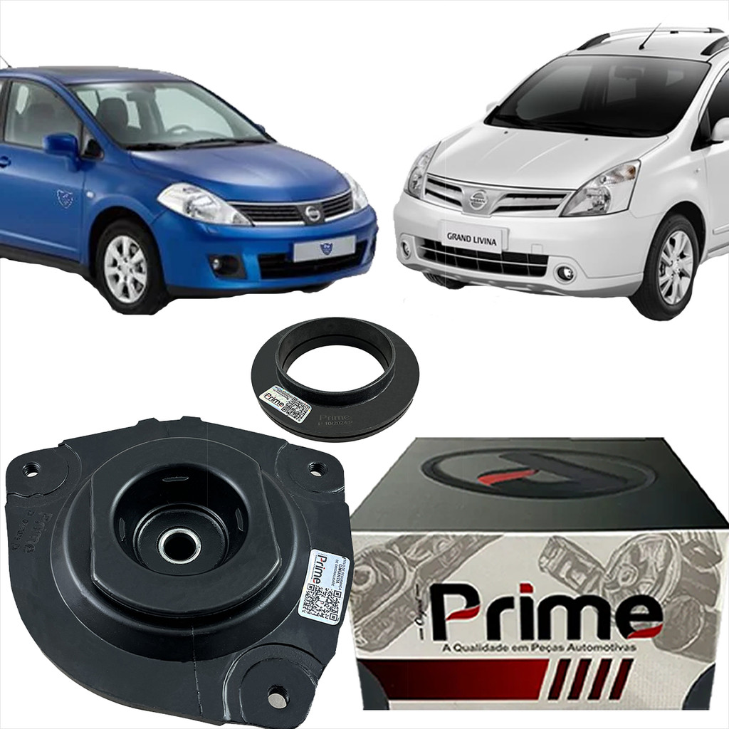 Kit Coxim do Amortecedor Dianteiro Esquerdo Rolamento Nissan Sentra Tiida Grand Livina 2008 À 2009