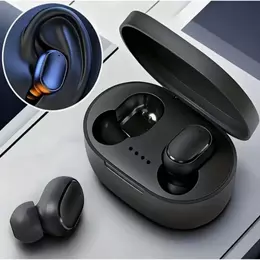 Fone De Ouvido Sem Fio E6s e A6s Bluetooth 5.0 Tws Preto