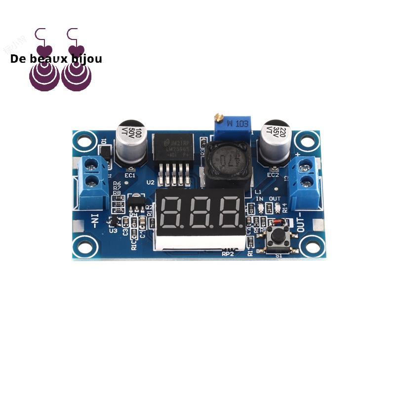 Bom LM2596 DC Conversor Step Down Ajustável Regulador De Tensão Display LED Voltímetro Bu Adaptador Módulo De Fonte De A