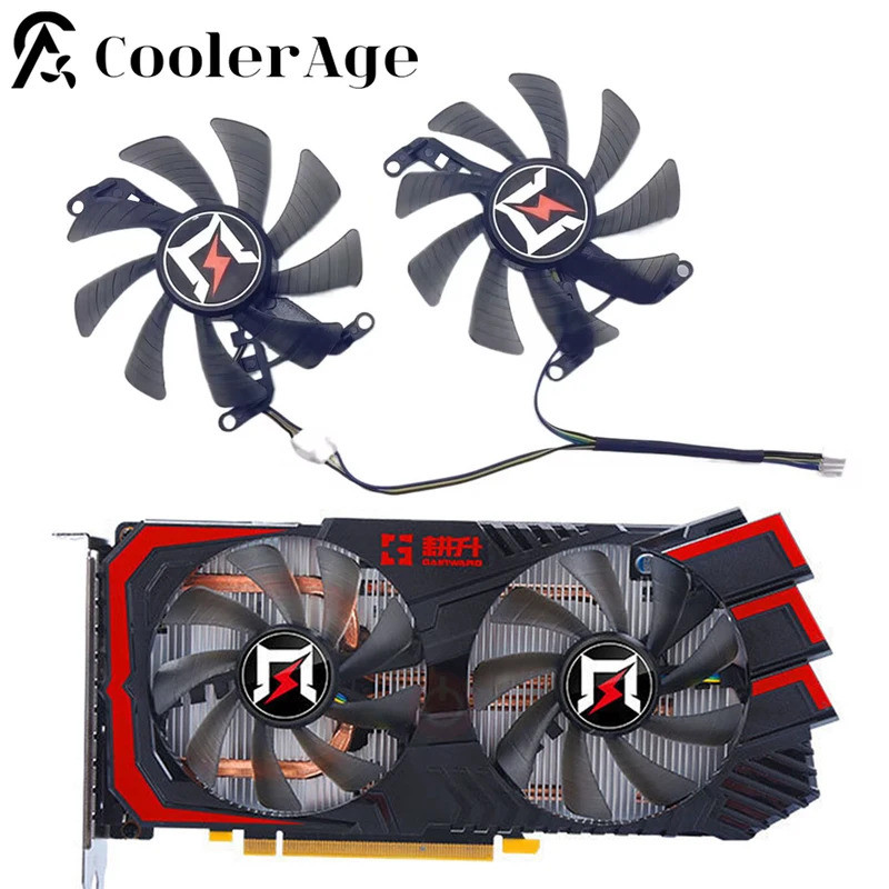 iFor Gainwar RTX 1660 2060 GTX 1660Ti SUPER Ventilador De Placa De Vídeo CFM10012H12SPA 85MM GTX1660Ti RTX2060 Gráfico D