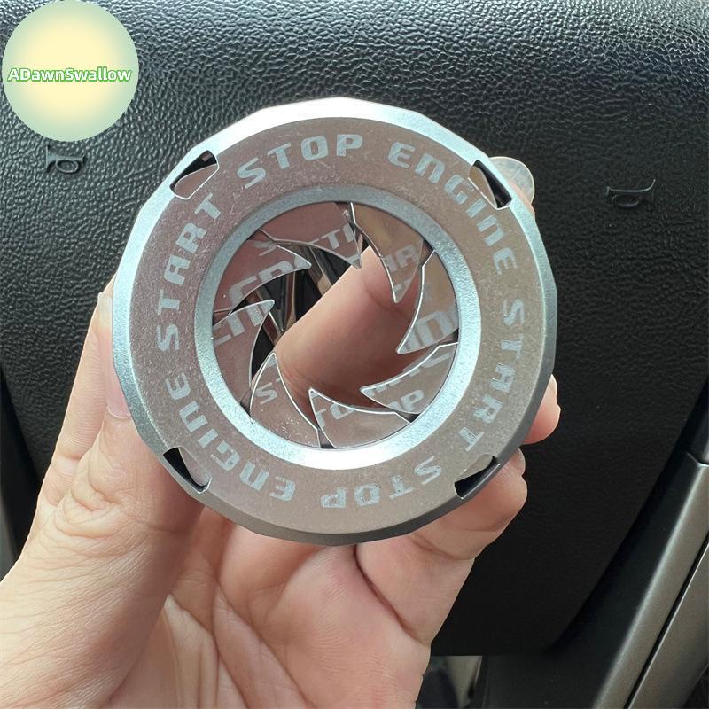 Ans Carro Moto Motor Start Stop Botão Capa Interruptor De Ignição-Tipo Tampa De Proteção Rotativa Decoração Interior Sti