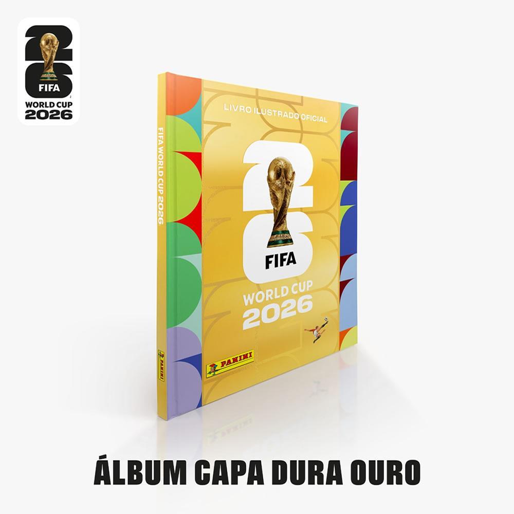COPA DO MUNDO 2026 - ÁLBUM CAPA DURA - OURO