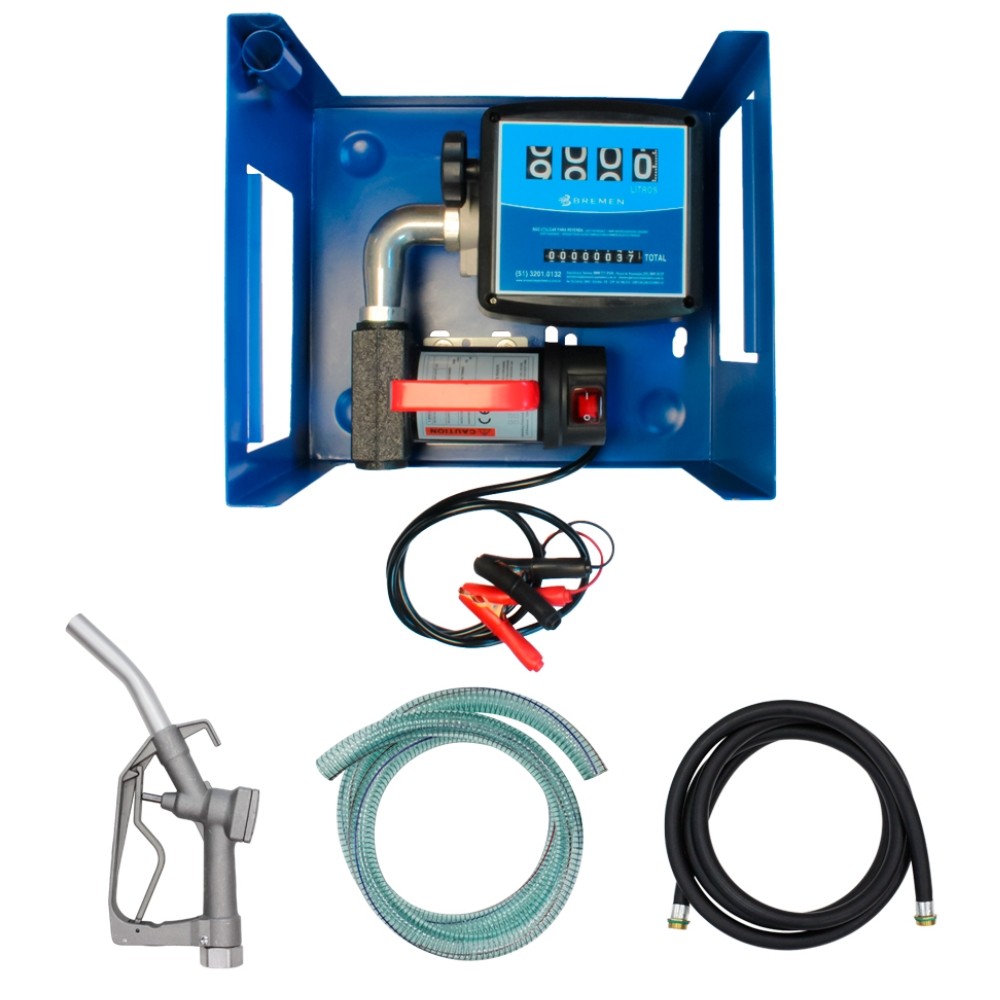 Kit Abastecimento Para Diesel 12V Com Bico/Mangueira Bremen