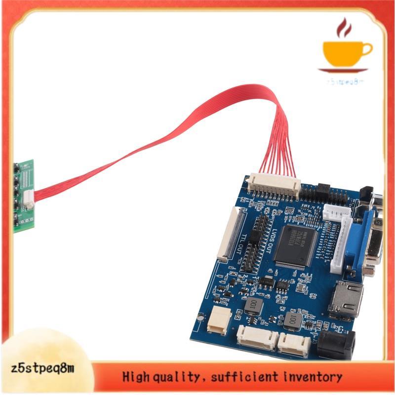 Placa Controladora TTL LVDS Com Display LCD , VGA 2AV 50PIN Compatível AT070TN90 AT070TN92 AT070TN94 Painel De 7 Espaços