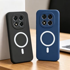 Capa Traseira Com Adesivo Magnético Para Redmi Note 15 Pro 4G 5G Plus Protetora Macia