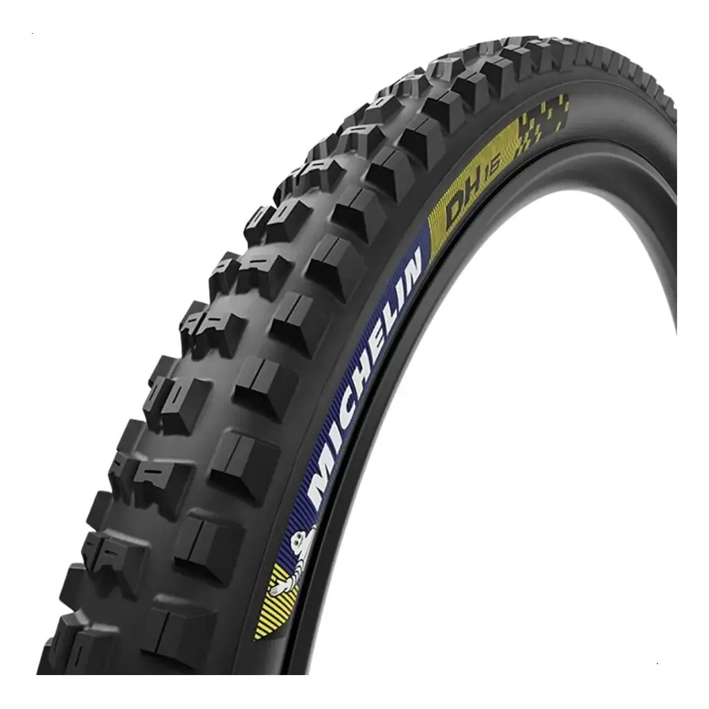 Pneu Michelin 27.5x2.40 DH16 Racing Line 2x55 TPI Kevlar TLR Amarelo