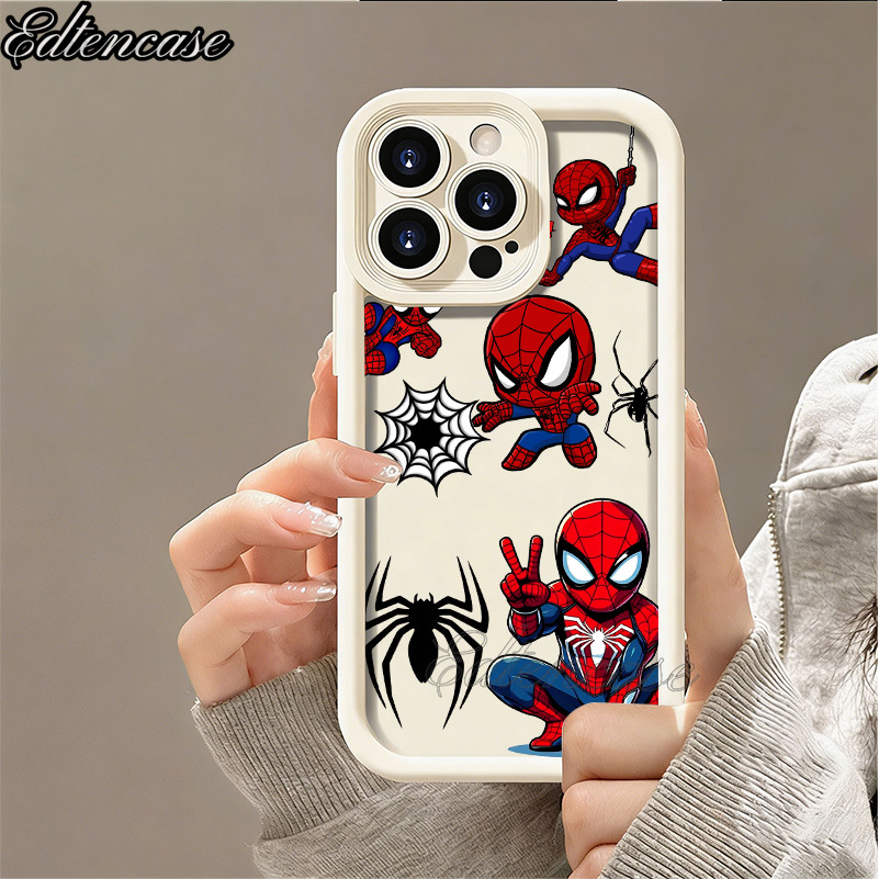 Para Samsung A07 A17 A06 A16 A56 A55 A54 A35 A15 A24 A14 A05S A04e A13 A12 A10S Homem-Aranha Caso De Telefone EdtenCaseT