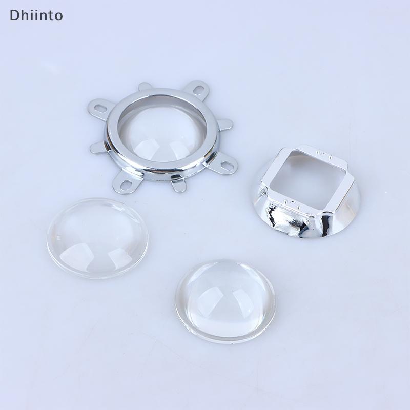 [Dhiint] 60 90 120 Graus LED Lente Vidro Óptico 44mm Refletor Colimador Braet Fixo Para 20W 30W 50W 100W COB Chip De Alt