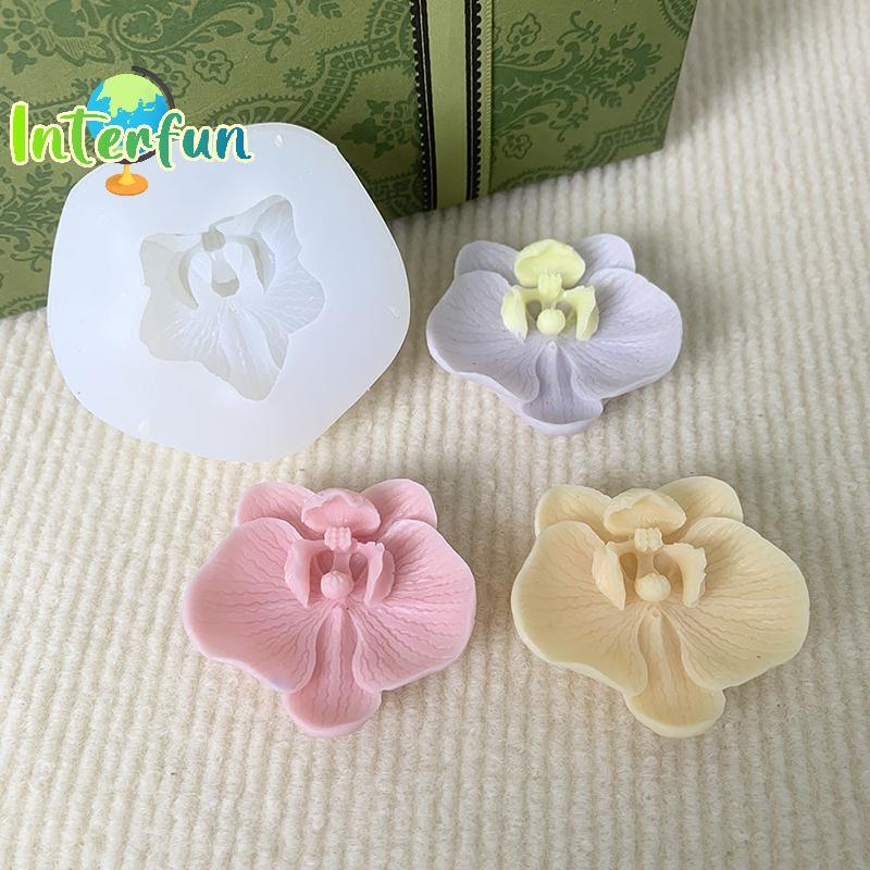 [InterfunB] Simulação 3D Orquídea Molde De Silicone Ferramenta De Cozimento De Cozinha Rosa Flor Phalaenopsis Fondant Ch