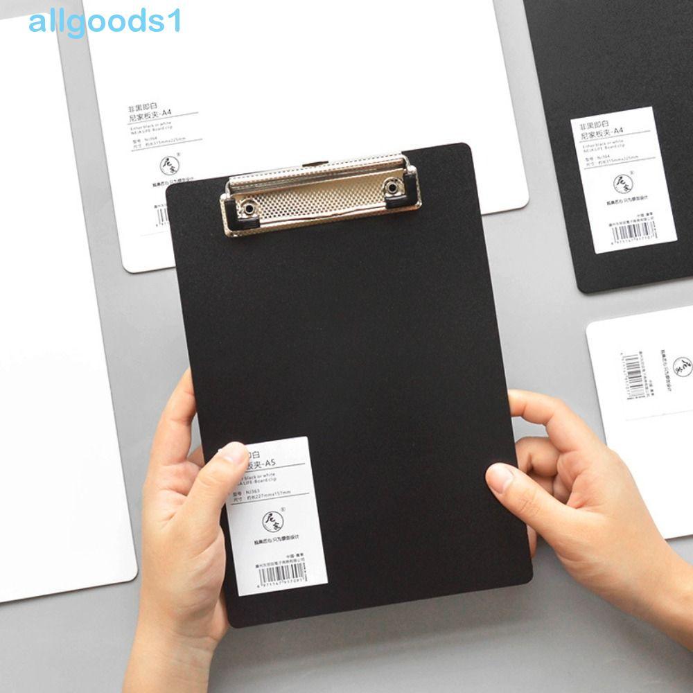 Prancheta De Escrita ALLGOODS , Bloco De Folha Para Tablet A4 A5 A6 Pasta De Arquivo , Organizador De Papel Preto E Bran