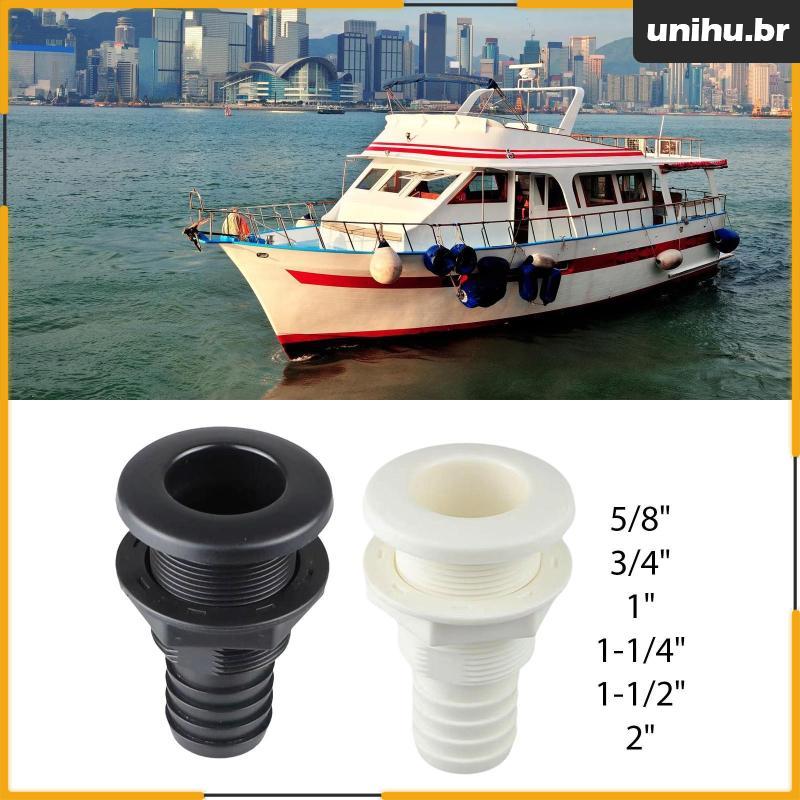 [Unihu] Saída De Drenagem De Barco Através Da Conexão Bomba De Esgoto Com Encaixe Do Casco Material PP , Instalação Gira
