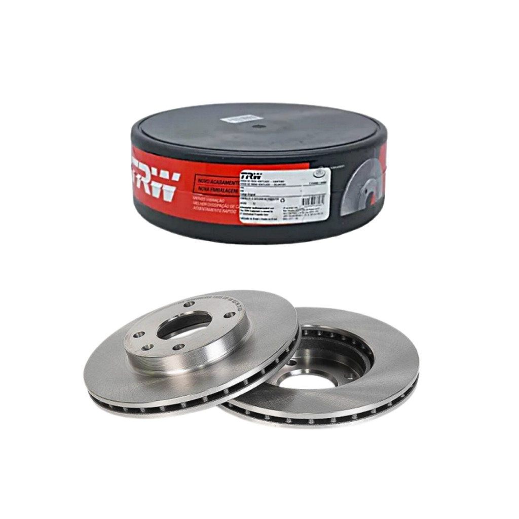 Par Disco Freio Dianteiro Trw GM Monza Corsa Celta Prisma