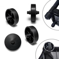 4 Unidades de Rodinhas Roda Rodas Para Prateleira Estante Unishop Kit