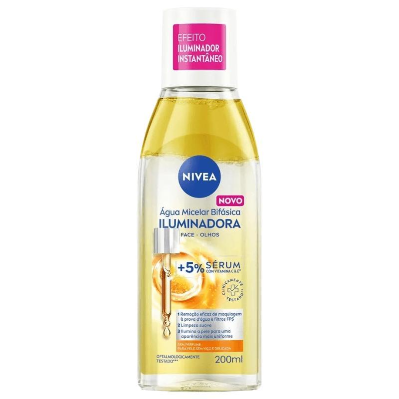Água Micelar Bifásica Nivea Iluminadora 200ml