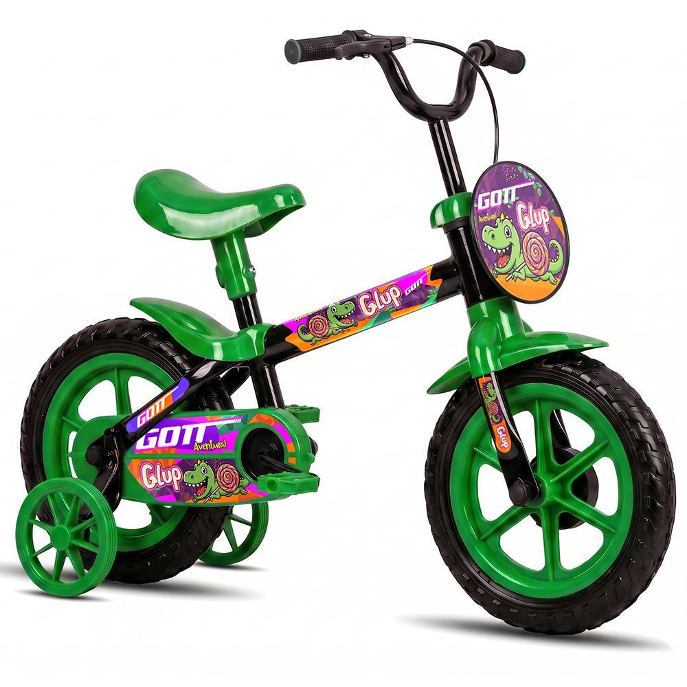Imagem Bicicleta Gott Bike Glup Aro 12 Infantil Com Rodinhas Bike