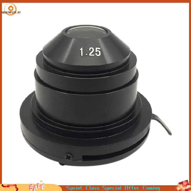 [Best-seller] Condensador De Microscópio De 1 Peça (NA1.25) Acessórios Ópticos Com Diafragma Variável Para Convergente D