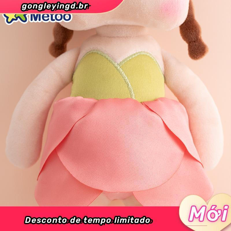33CM Metoo boneca original flor fada angela boneca brinquedo de pelúcia pano boneca presente de aniversário das crianças