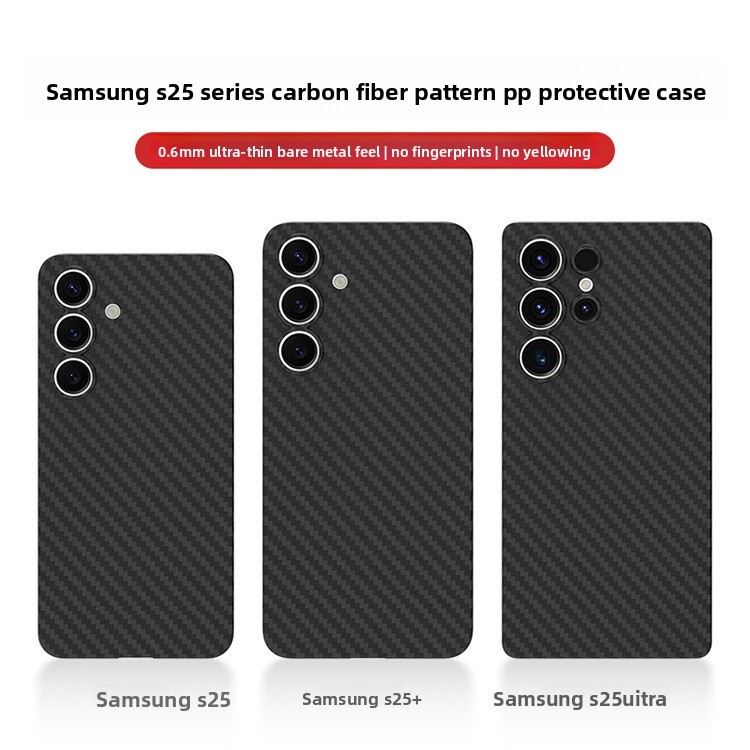 Para Samsung S22 ultra Caso-Fino Padrão De Fibra De Carbono , Kevlar S22 +/S22Plus Capa anti-Queda S22 Protetora