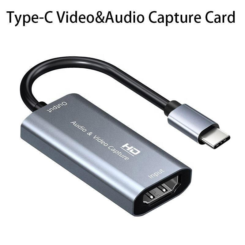 Placa de captura de vídeo HDMI para Type-C 4K 60Hz 1080P, placa de captura USB-C