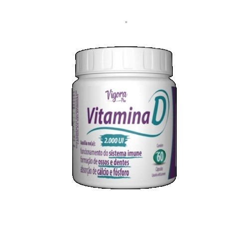 Vigora Plus Vitamina D 2000ui 60 Cápsulas
