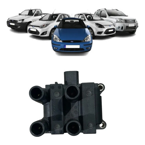 Bobina Ignição Ford New Fiesta Focus 1.6 2012 À 2019