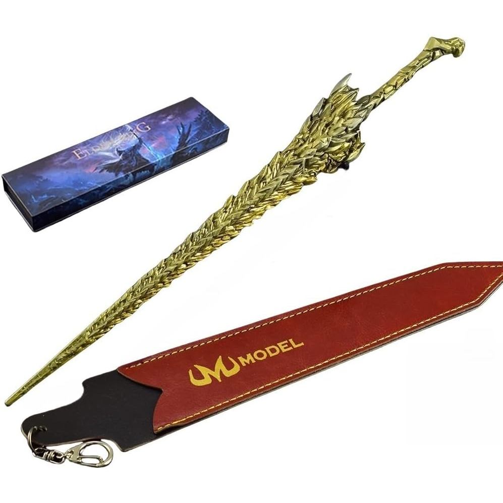 Superbuybox Game Elden Ring DLC Nightreign 12''30cm Dragon King's Cragblade Giftbox Martial Arts Game Collection Gift De