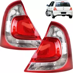 Lanterna Traseira Clio 2012 2013 2014 a 2017 Base Vermelha