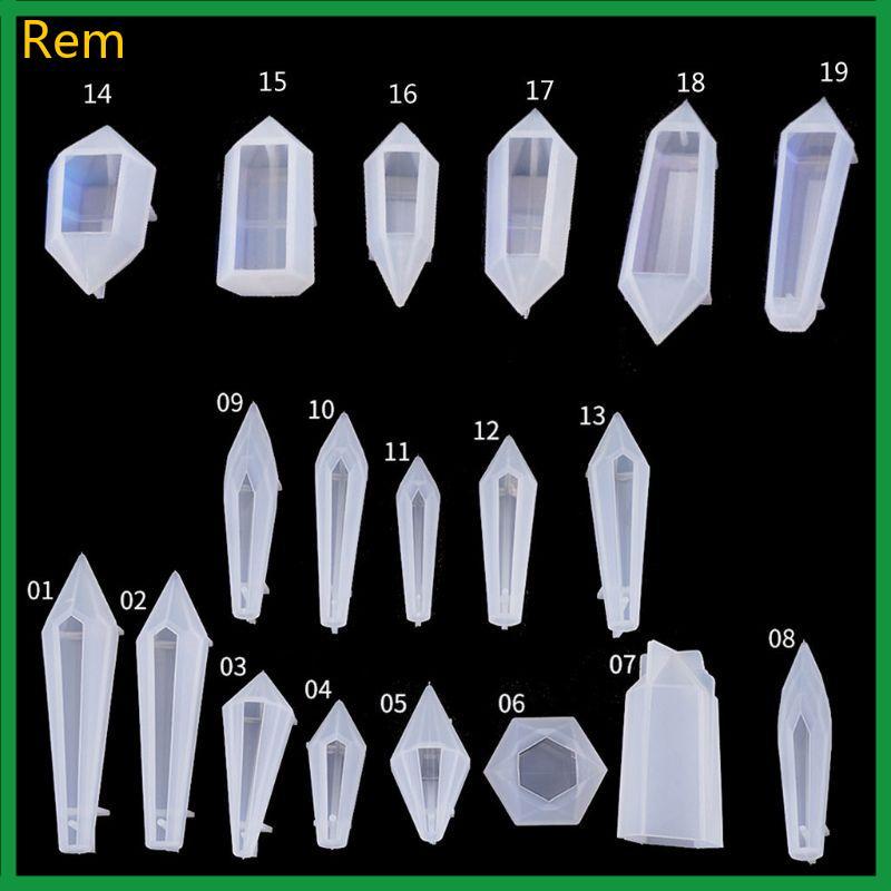 Rem Molde Resina Pêndulo Silicone Para Fundição Epóxi Moldes Jóias Pedra Preciosa Caneta Quartzo