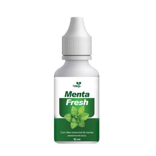 Óleo Essencial Menta piperita Fresh 10ml – Aromatizante Bucal - Extra Forte