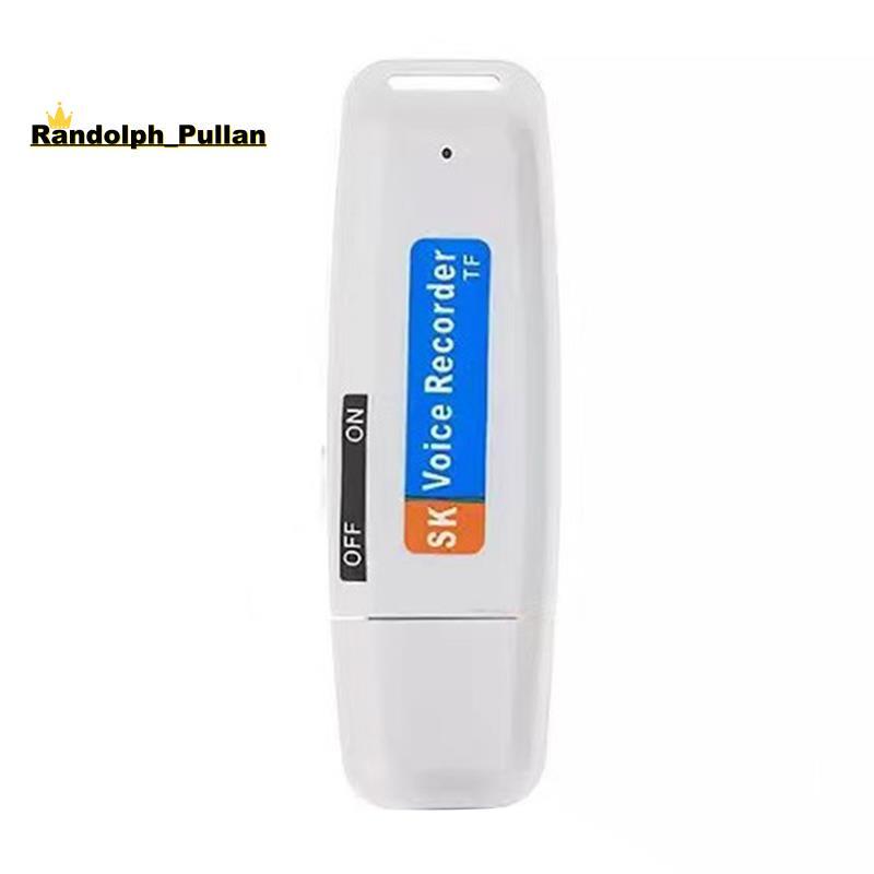 [Concessional H] Portátil Recarregável U-Disk USB Gravador De Voz De Áudio Digital Mini Ativado Por Ditafone-Branco