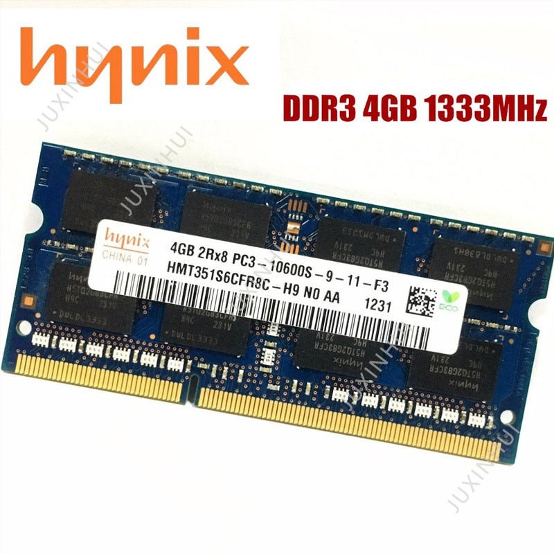 Memória RAM Hynix para Laptop 4GB 8GB DDR3 1333MHz 1600MHz com chipset NB port e 4GB 1333 1600MHz RAM 6CHU