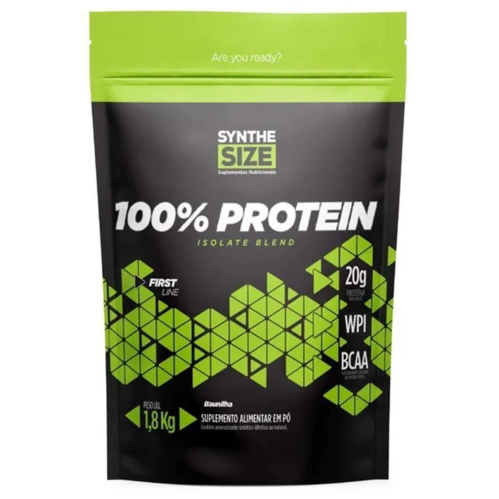 100% Protein Isolate Blend Refil 1,8Kg Synthesize