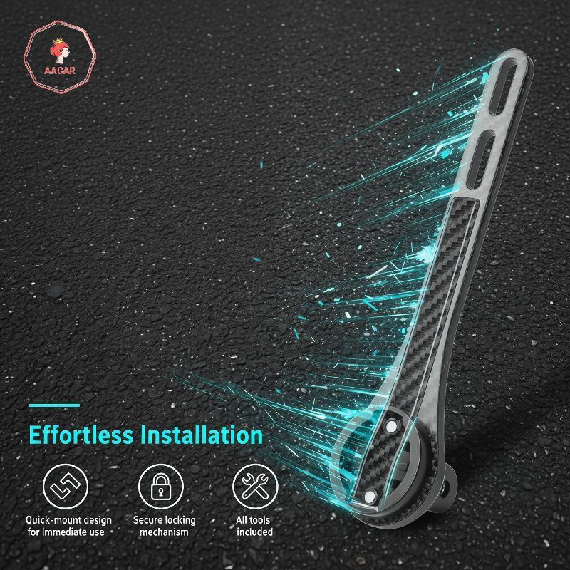 AACAR BKPTX CM-01 Carbonputer Montar Titular Para Bryton Bicicleta De Estrada Integrado Guiador 3K Acessórios Da Novo