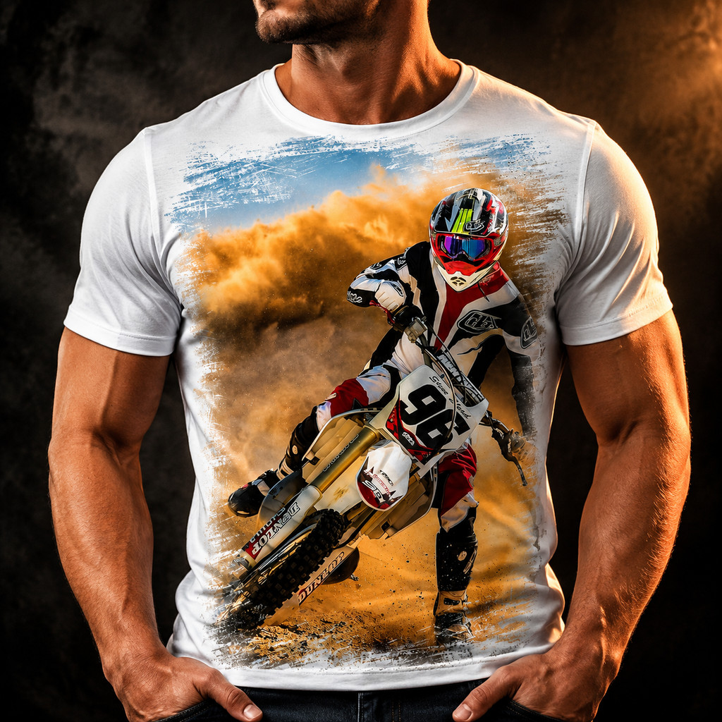 Camiseta Motocross Moto Esporte A