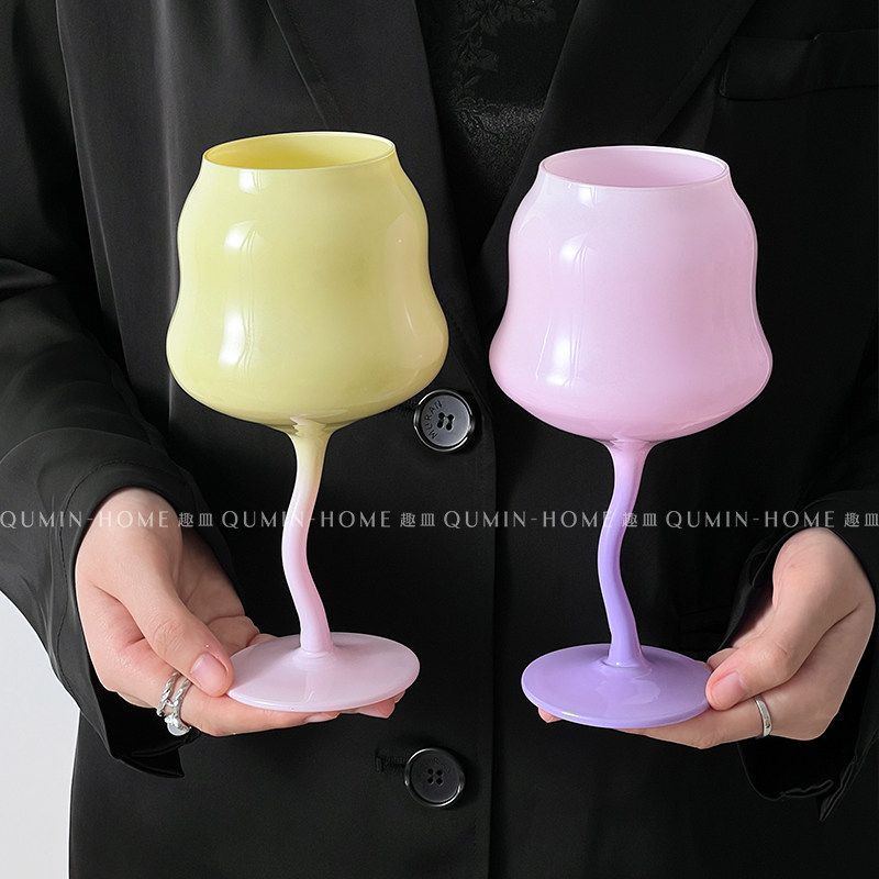 Prato divertido série de doces menina coração criativo taça coquetel copo de vinho doce de alto valor Macaron